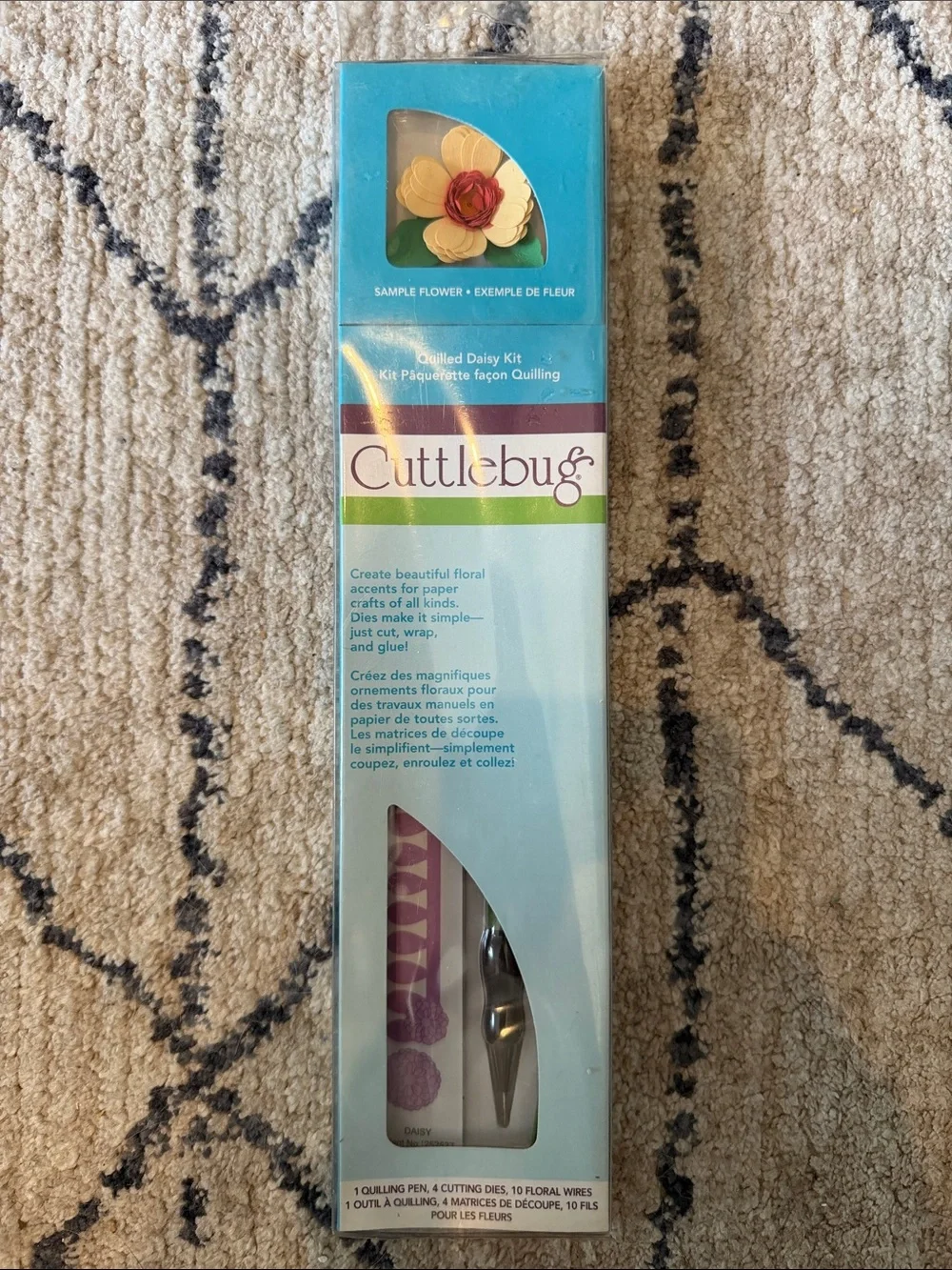 Cuttlebug Quilled Flower Kits Lot of 3 NWT Paper Flowers